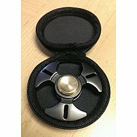 Metal Fidget Spinner With Black Case - Assorted.