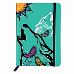 Spirit Wolf Lined Journal