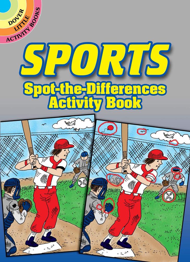 Sports SpottheDifference Activity Book Toy Sense