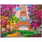 Crystal Art Large Framed Kit - Paris in Spring.