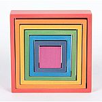 Wooden Rainbow Architect - Squares