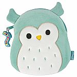 Squishmallows Original Squishville Zippered Pouch - Winston Owl.