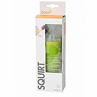 Squirt Silicone Baby Food Dispensing Spoon - Green  