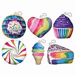 Rainbow Sweets Squishems Clips - Strawberry Scented.