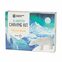 Alabaster Carving Kit - Polar Bear