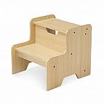 Wooden Step Stool - Natural