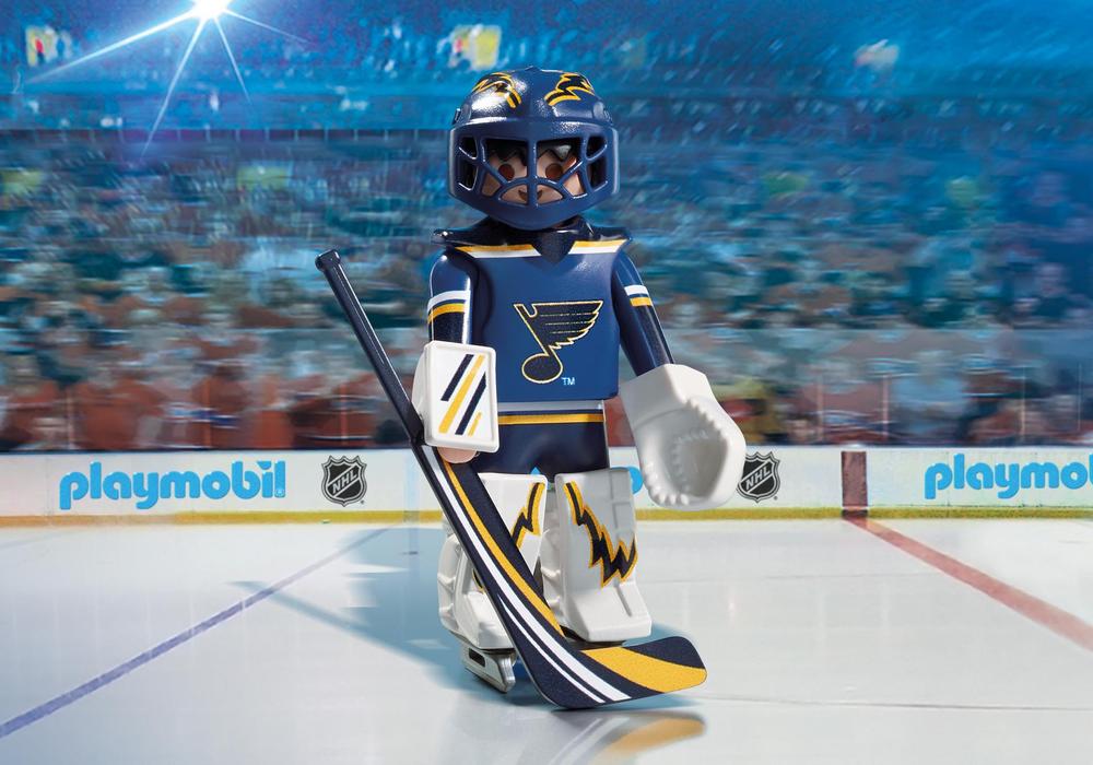 NHL St. Louis Blues Goalie Toy Sense