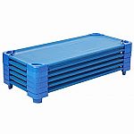 Standard Stackable Blue Cot.