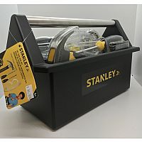 Stanley Jr. Open Tool Box and 5 Tools