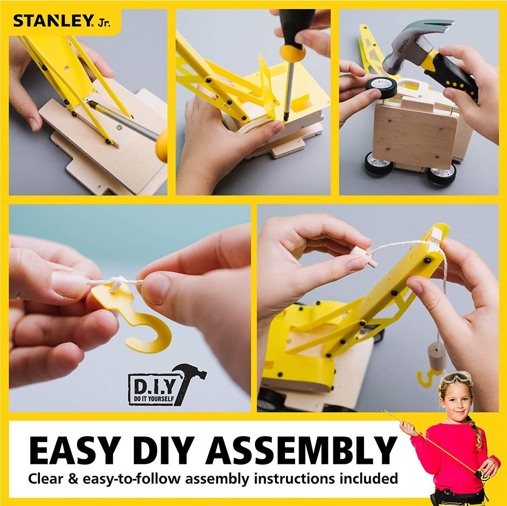 Stanley Jr. Lifting Crane Kit Toy Sense