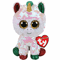 Stardust Holiday Unicorn Ty Flippables - Large - Retired