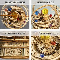 Starry Night - 3D  Wooden Puzzle Music Box