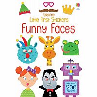 Little First Stickers Funny Faces 