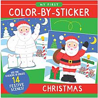 My First Colour-By-Sticker: Christmas 