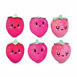 Strawberry Packaging Fleece Plush