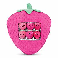 Strawberry Packaging Fleece Plush