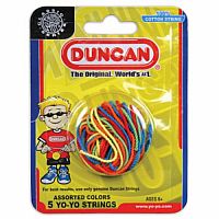 Duncan  Multicolor Yo-Yo String - 5 Pack.
