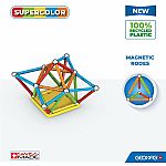 Geomag Supercolor Magnetic Rods & Spheres - 60 pcs