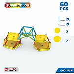 Geomag Supercolor Magnetic Rods & Spheres - 60 pcs