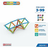 Geomag Supercolor Magnetic Rods & Spheres - 60 pcs