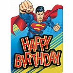 Superman Foil Birthday Card.