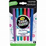 Take Note Felt-Tip Pens - 6 pack   
