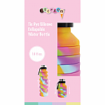 Tie Dye Collapsible Water Bottle 
