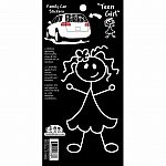 Family Car Stickers - Teen Girl