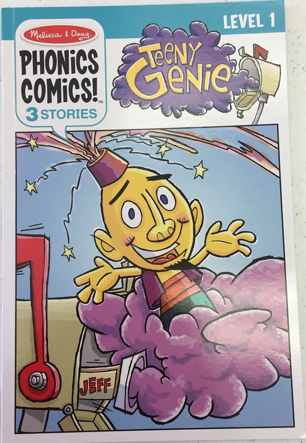 teeny genie phonics comics toy sense