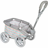 Doll Wagon - Rainbow Zig Zag