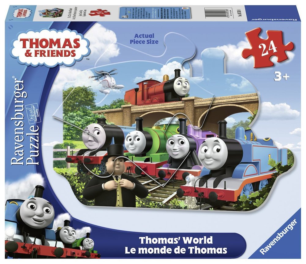 Thomas & Friends Thomas' World Shaped Floor Puzzle Ravensburger