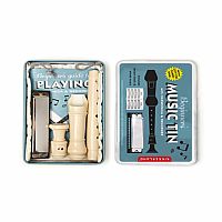 Beginner's Music Tin with Harmonica + Recorder