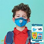 Crayola Kids Reusable Cloth Face Mask Set - Tip Faces