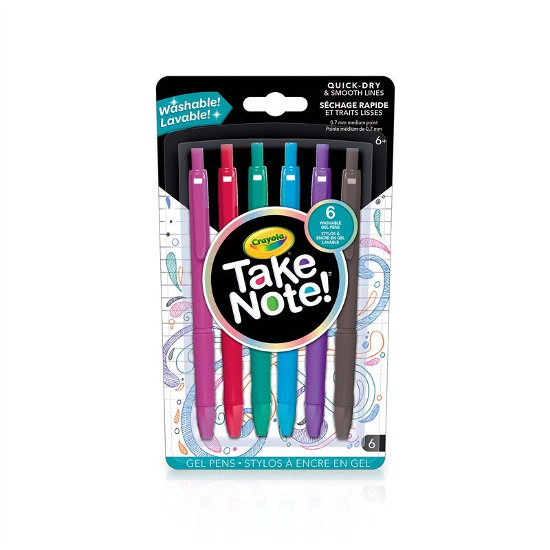 Take Note Washable Gel Pens Toy Sense
