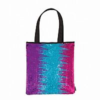 Style.Lab Magic Sequin Tote Bag - Gradient Rainbow and Silver