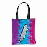 Style.Lab Magic Sequin Tote Bag - Gradient Rainbow and Silver