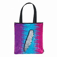 Style.Lab Magic Sequin Tote Bag - Gradient Rainbow and Silver