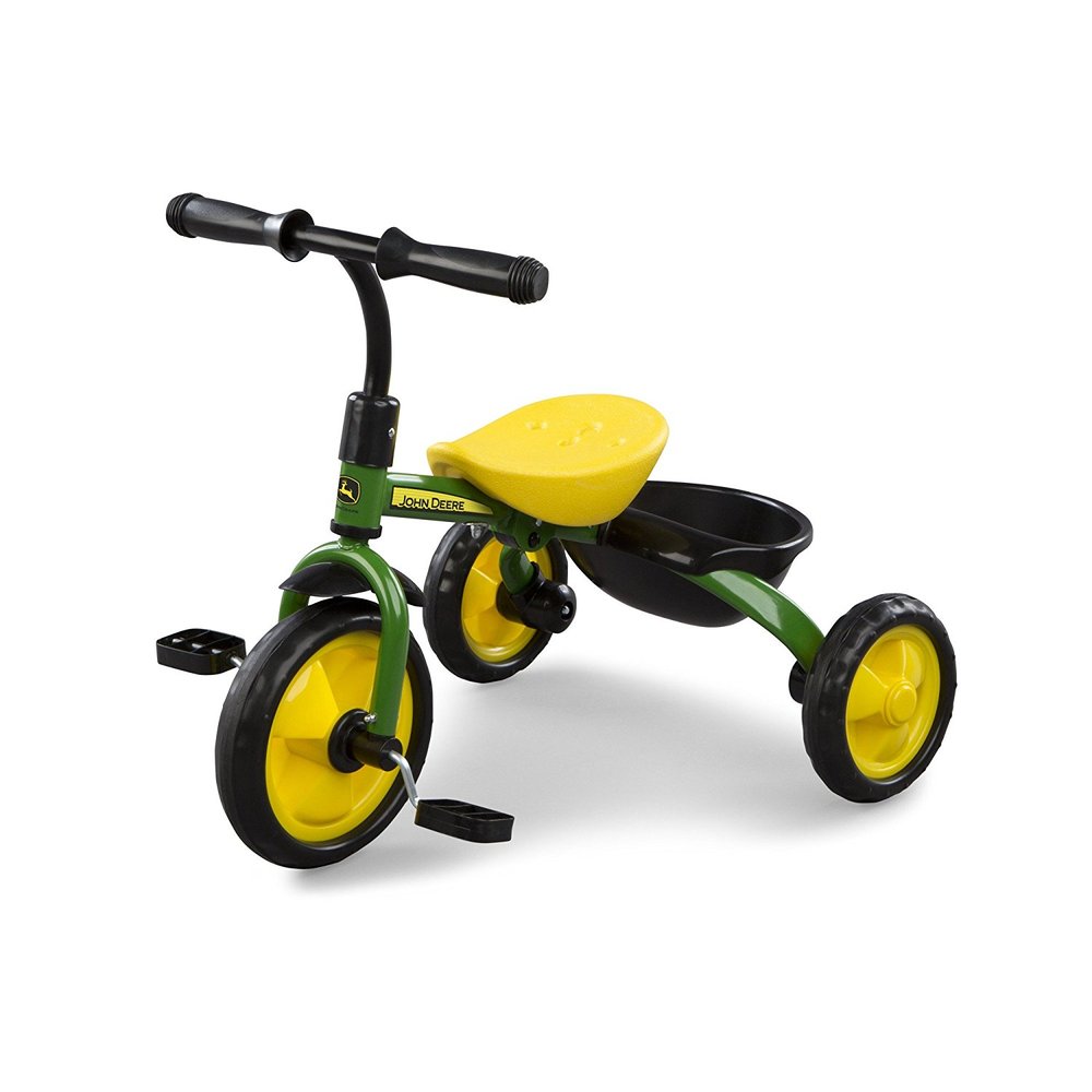John Deere Green Tricycle Toy Sense