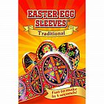 Easter Egg Sleeves: Traditional, Religous - Assorted.