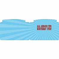 Birthday Express Foil Train Birthday Card 