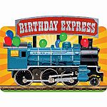 Birthday Express Foil Train Birthday Card 