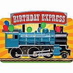 Birthday Express Foil Train Birthday Card