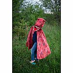 Red and Black Grandasaurus T-Rex Cape and Claws - Size 4-6