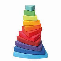 Rainbow Triangle Stacking Tower 