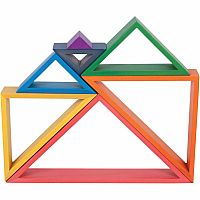 Wooden Rainbow Architect - Triangles