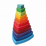 Rainbow Triangle Stacking Tower