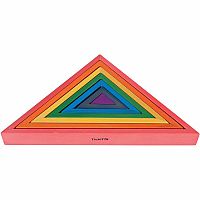 Wooden Rainbow Architect - Triangles