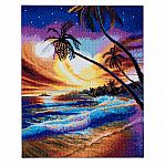 Crystal Art Large Framed Kit - Tropical Beach