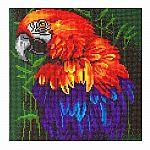 Crystal Art Medium Framed Kit - Tropical Bird 