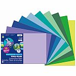 Tru-Ray Construction Paper - Cool Colours 50 Sheets.